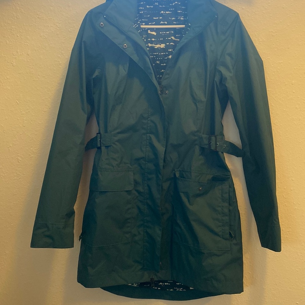 North Face Long Rain Coat